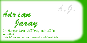 adrian jaray business card